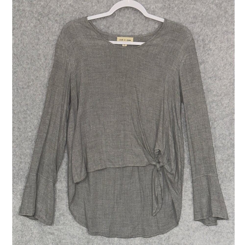 Cloth & Stone | XSmall | Oversized High‎ Low Bell Sleeve Top soft Anthropologie